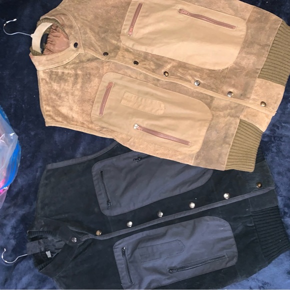 2 leather vests - Picture 1 of 4
